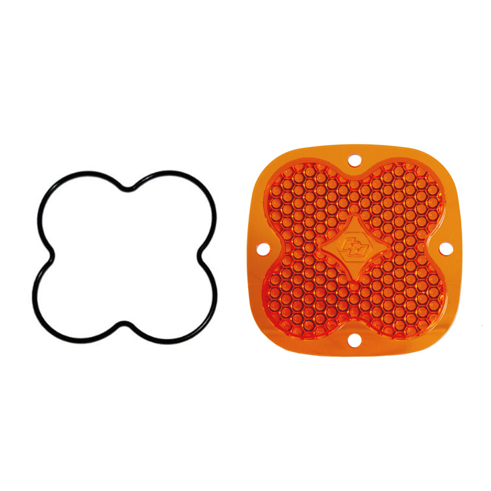 Baja Designs Squadron Light Pod Lens Kit Amber