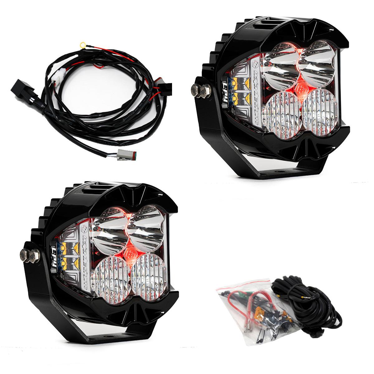 Baja Designs LP4 Pro LED Auxiliary Light Pod Pair Light Pattern Driving/Combo