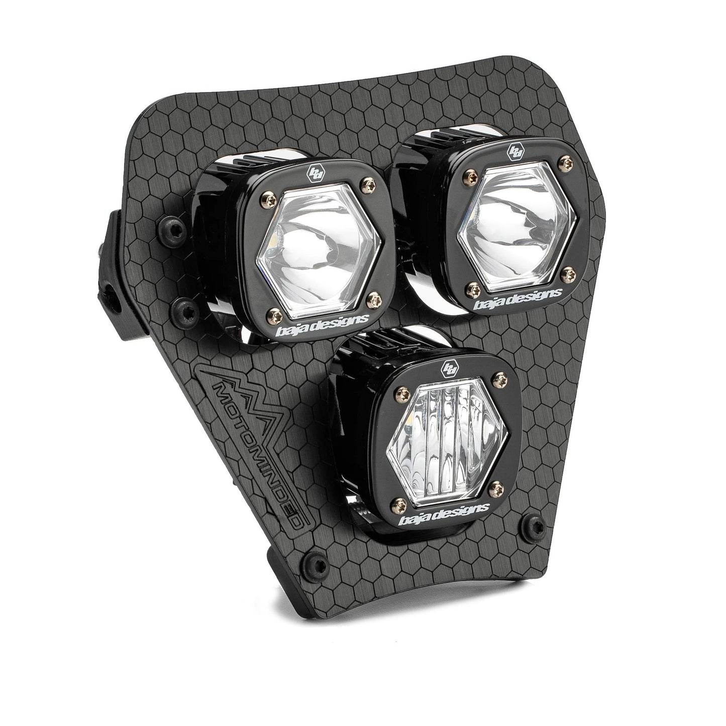 Baja Designs KTM Triple S1 Hydra (D/C) LED Headlight Kit 2024-2025 KTM XCF-W, EC