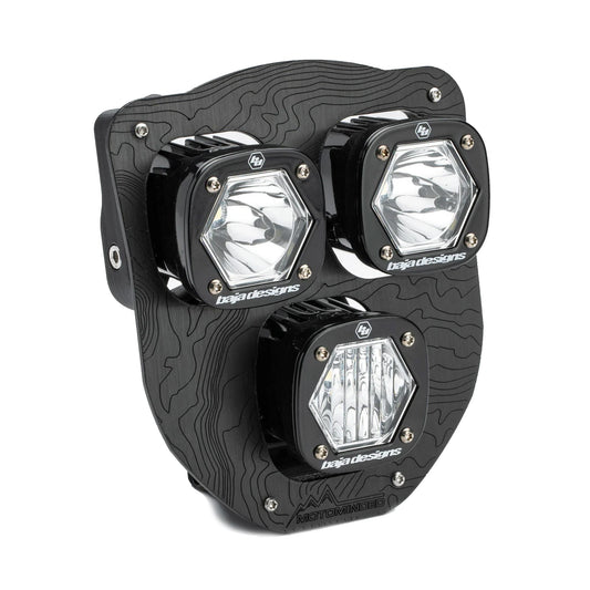 Baja Designs Husqvarna Triple S1 Hydra (D/C) LED Headlight Kit 2024-2025 Husqvarna FE, TE