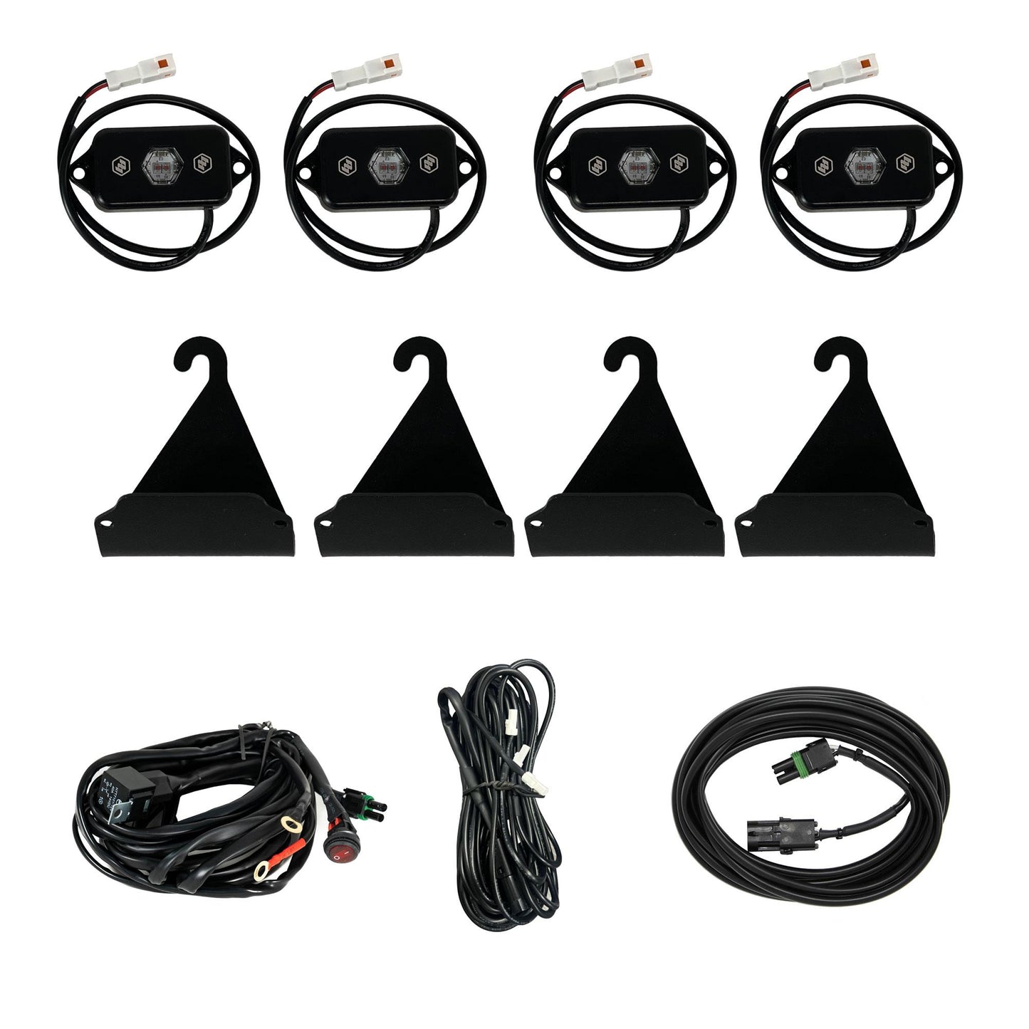 Baja Designs Bed Rail Cargo Light Kit For 05-25 Toyota Tacoma 07-25 Toyota Tundra