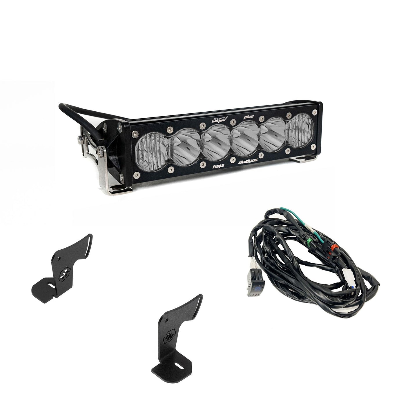 Baja Designs OnX6+ 10 Inch Light Bar Hood Mount Kit Polaris 2025 RZR ProR; ProS; ProXP,