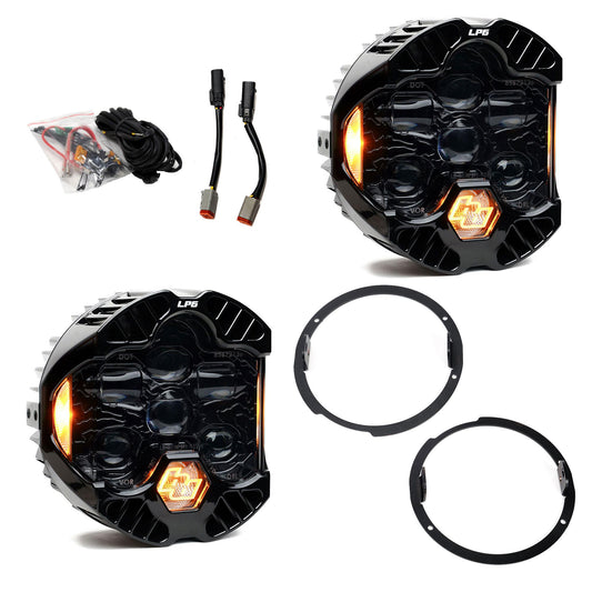 Baja Designs DOT LP6 LED Headlight Kit Jeep 2007-2018 Wrangler JK w/LED Headlights