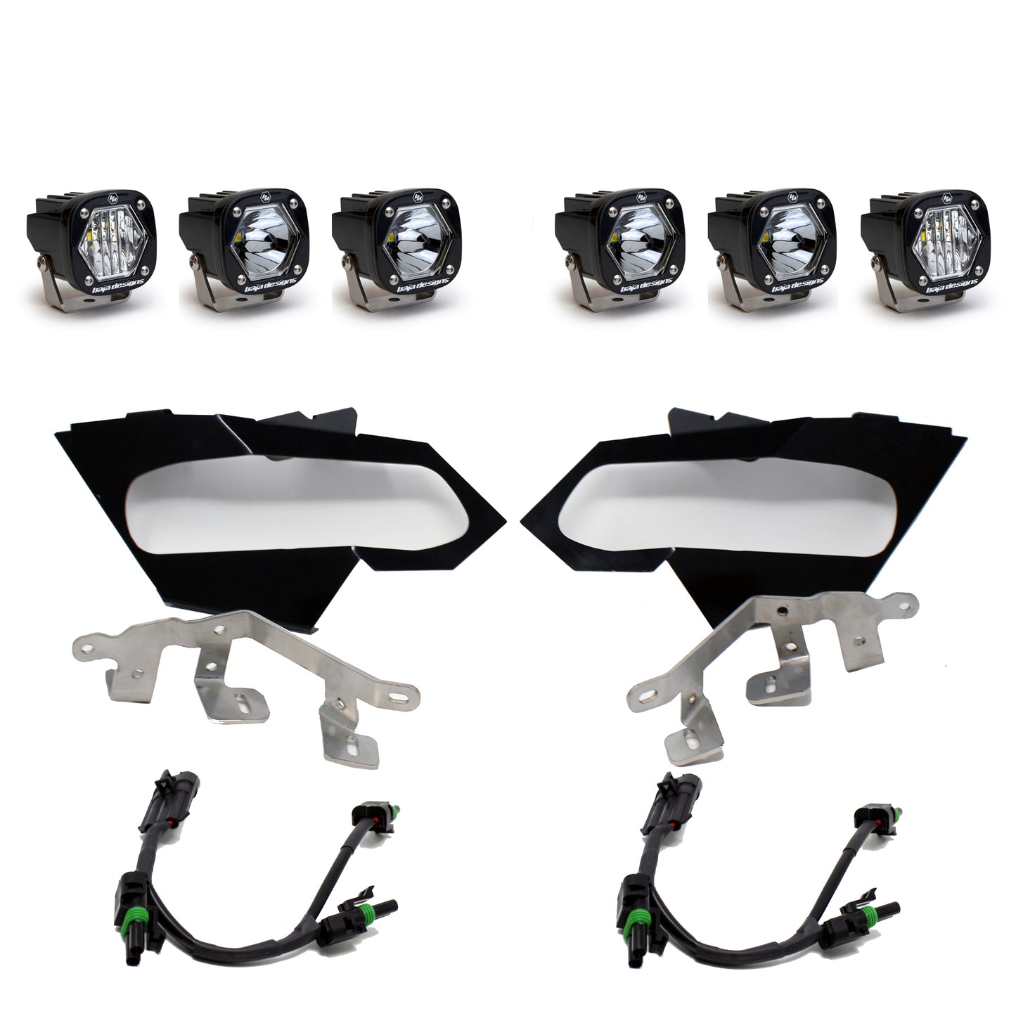 Baja Designs Can-Am X3 Headlight Kit S1 W/C