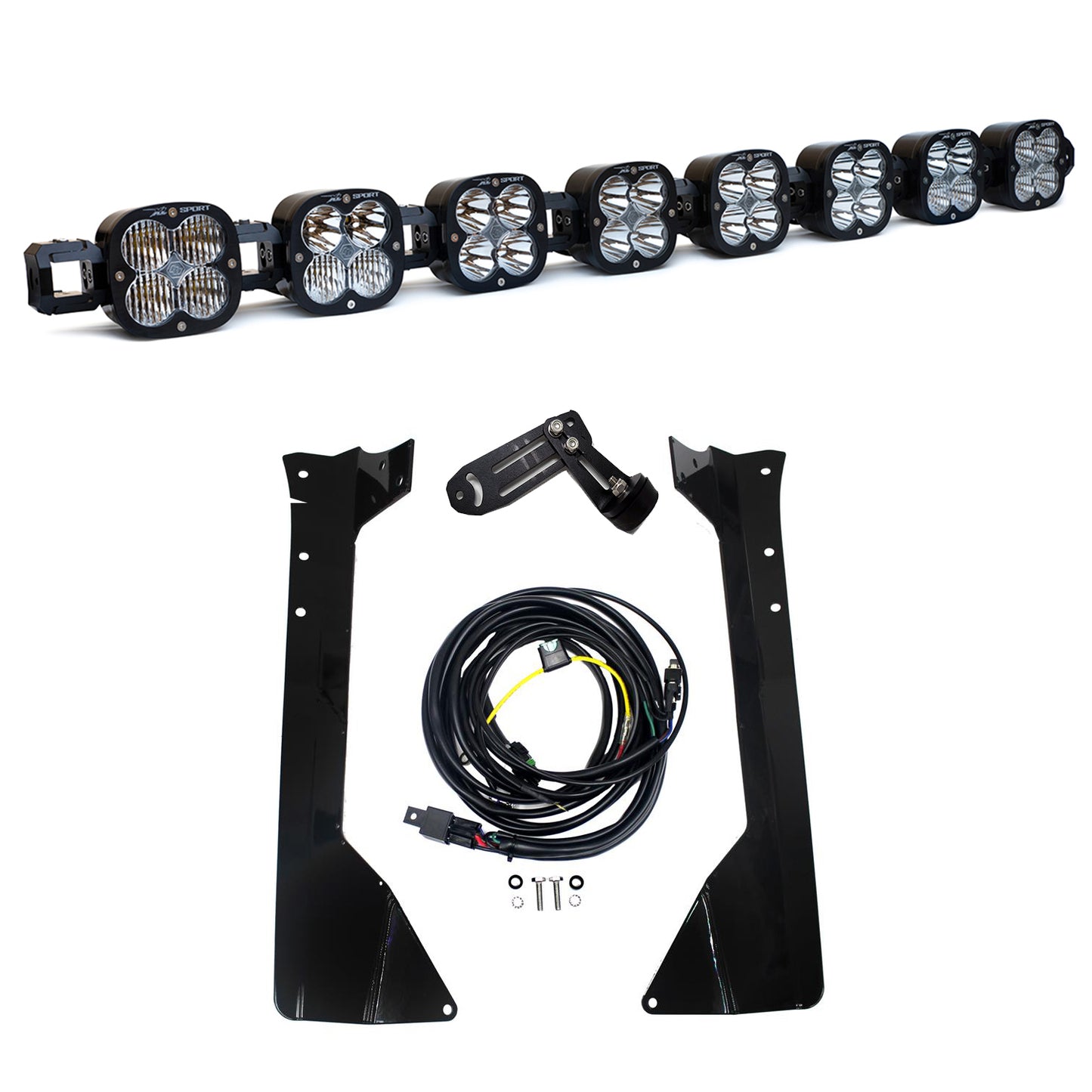 Baja Designs Jeep JK XL Linkable Roof Bar Kit 07-16 Wrangler JK