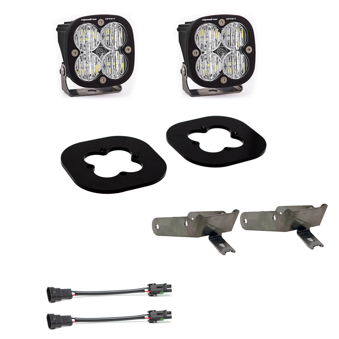 Baja Designs Super Duty Fog Lights Squadron Sport 11-16 Super Duty Fog Pocket Kit