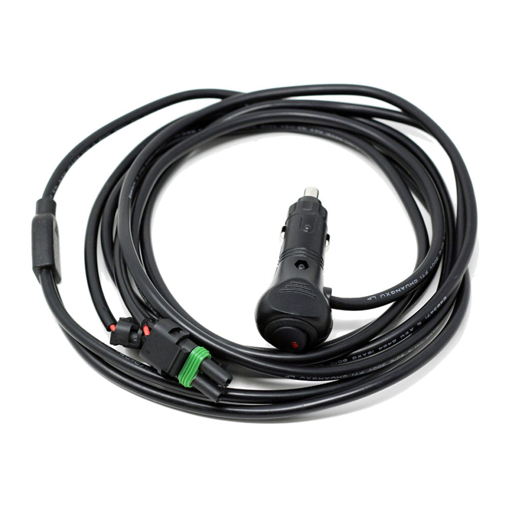 Baja Designs 10 Foot Wire Harness w/12v Cigarette Plug-2 Light Max 85 Watts