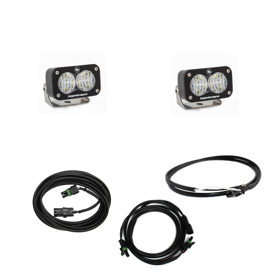 Baja Designs Jeep JL LED Light Kit Reverse Kit Dual S2 Sport W/C For 18-Pres Wrangler JL