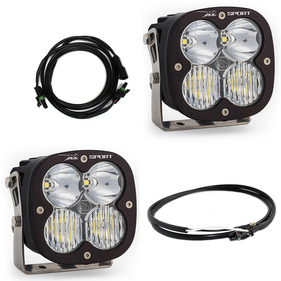 Baja Designs Jeep JL/JT Rubicon Steel Bumper LED Light Kit XL Sport