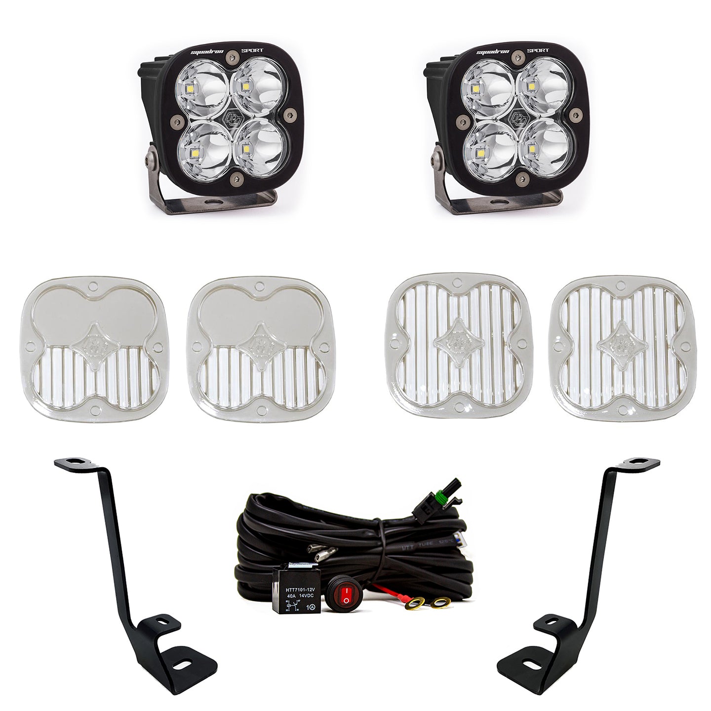 Baja Designs F-150 A Pillar kit Squadron Sport Spot 21-On Ford F150