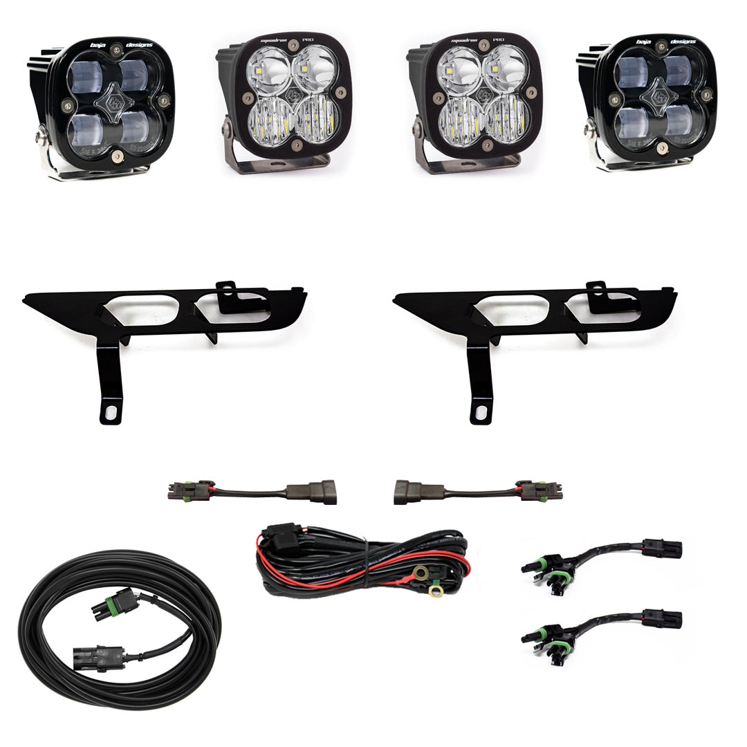 Baja Designs F-150 Fog Pocket Kit SAE Clear/Sport DC 21-On Ford F-150