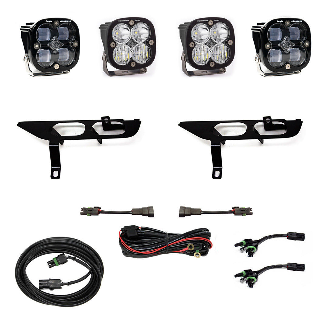 Baja Designs F-150 Fog Pocket Kit SAE Clear/Pro DC 21-On Ford F-150
