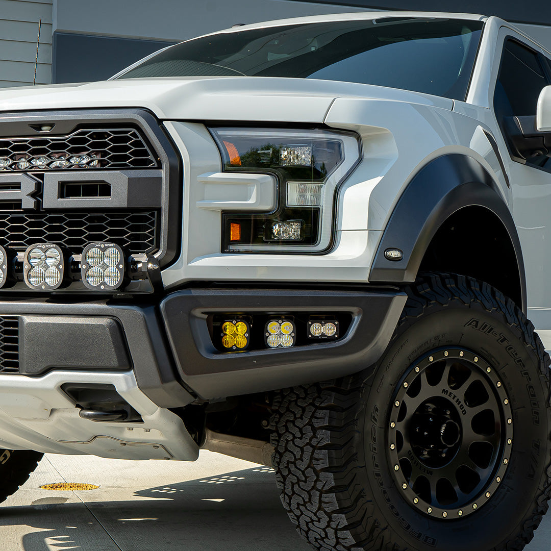 Baja Designs Raptor Fog Light Kit 17-18 F-150 Raptor Fog Pocket Kit SAE Sportsmen