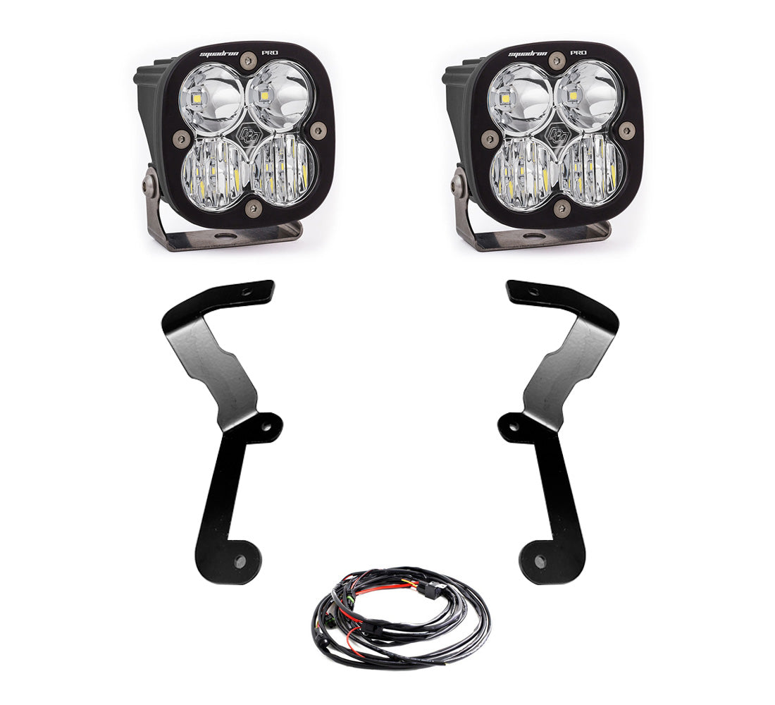 Baja Designs 19-22 GMC Sierra 1500 Squadron Pro A Pillar Light Kit