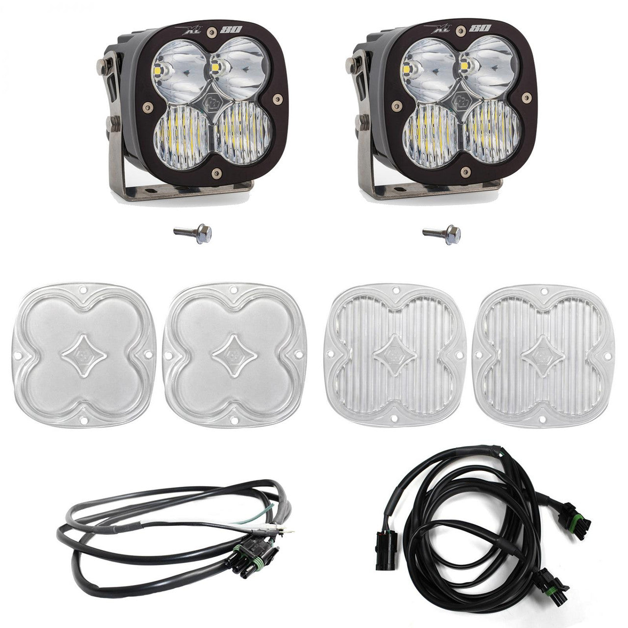 Baja Designs Bronco A Piller Light Kit 21-Up Ford Bronco XL80 D/C w/Upfitter