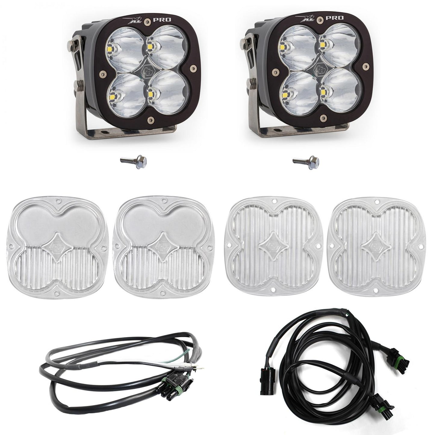 Baja Designs Bronco A Piller Light Kit 21-Up Ford Bronco XL Pro Spot w/Upfitter