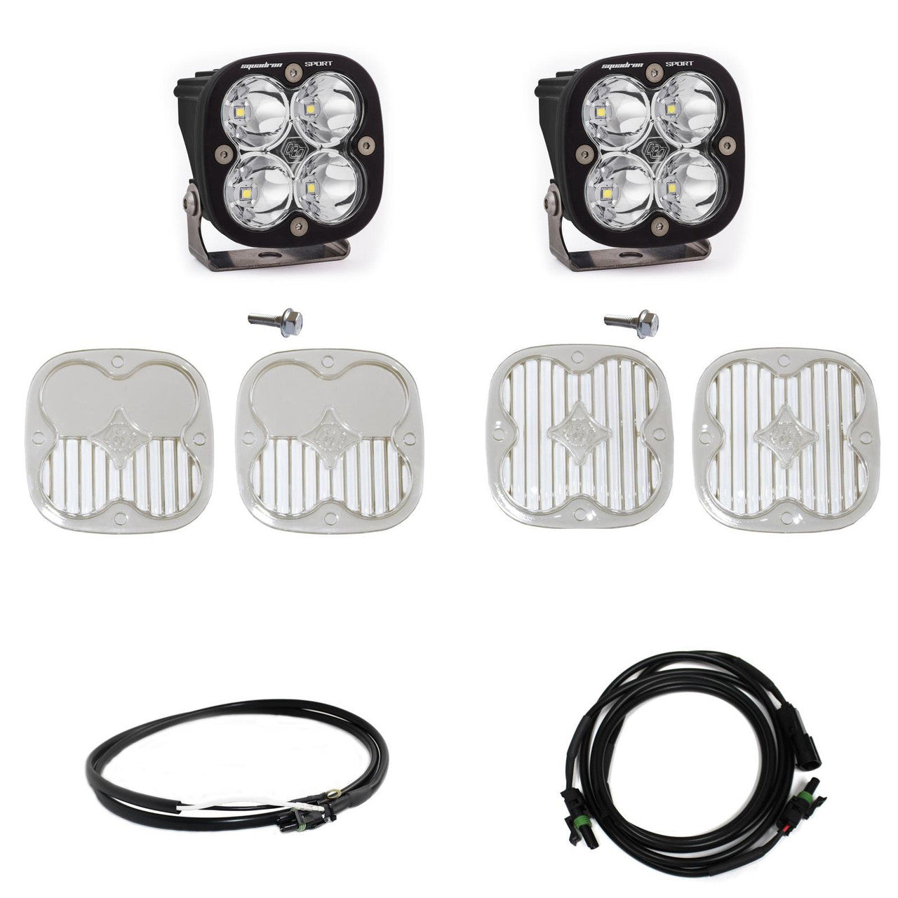 Baja Designs Bronco A Piller Light Kit 21-Up Ford Bronco Squadron Sport Spot w/Upfitter