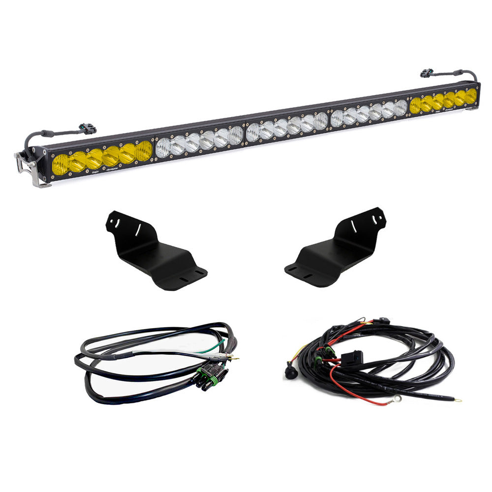 Baja Designs Bronco Roof Light Bar Kit 21-Up Ford Bronco 50 inch Onx6+ Dual Control w/Upfitter