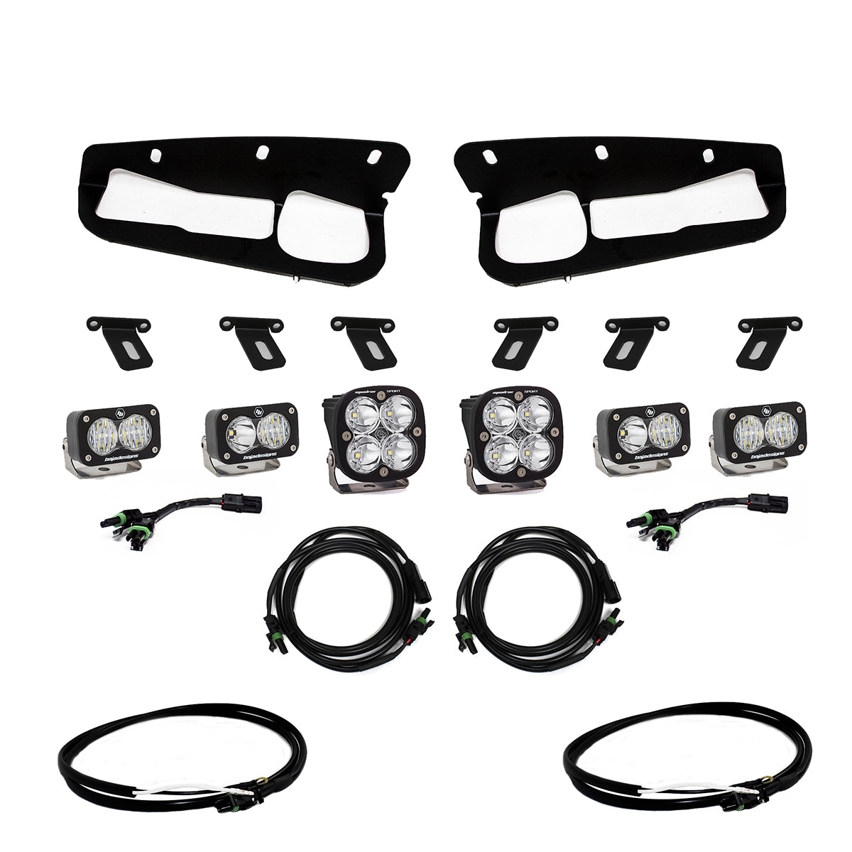 Baja Designs Bronco Fog Pocket Kit 21-Up Ford Bronco Sportsmen w/Upfitter