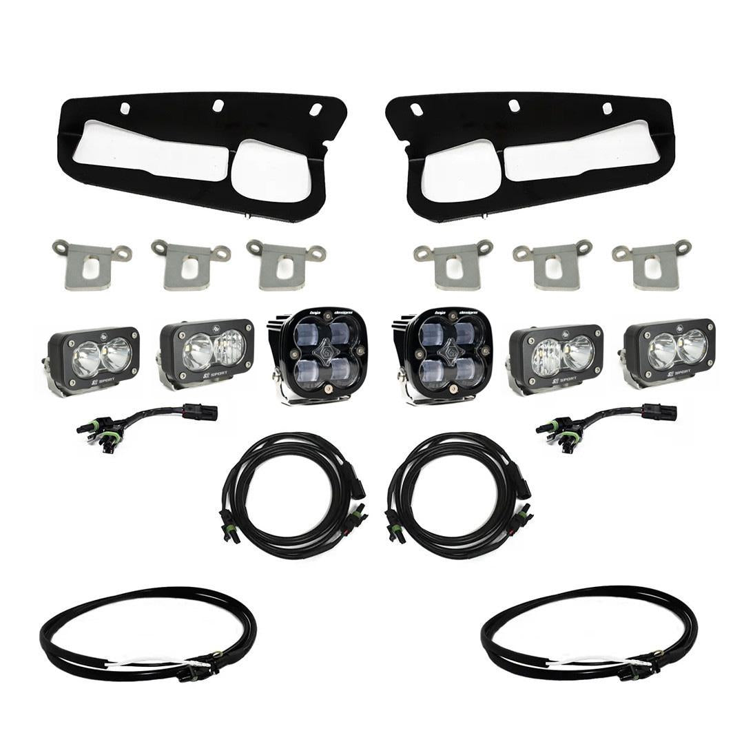 Baja Designs Bronco Clear SAE Fog Pocket Kit 21-Up Ford Bronco w/Upfitter