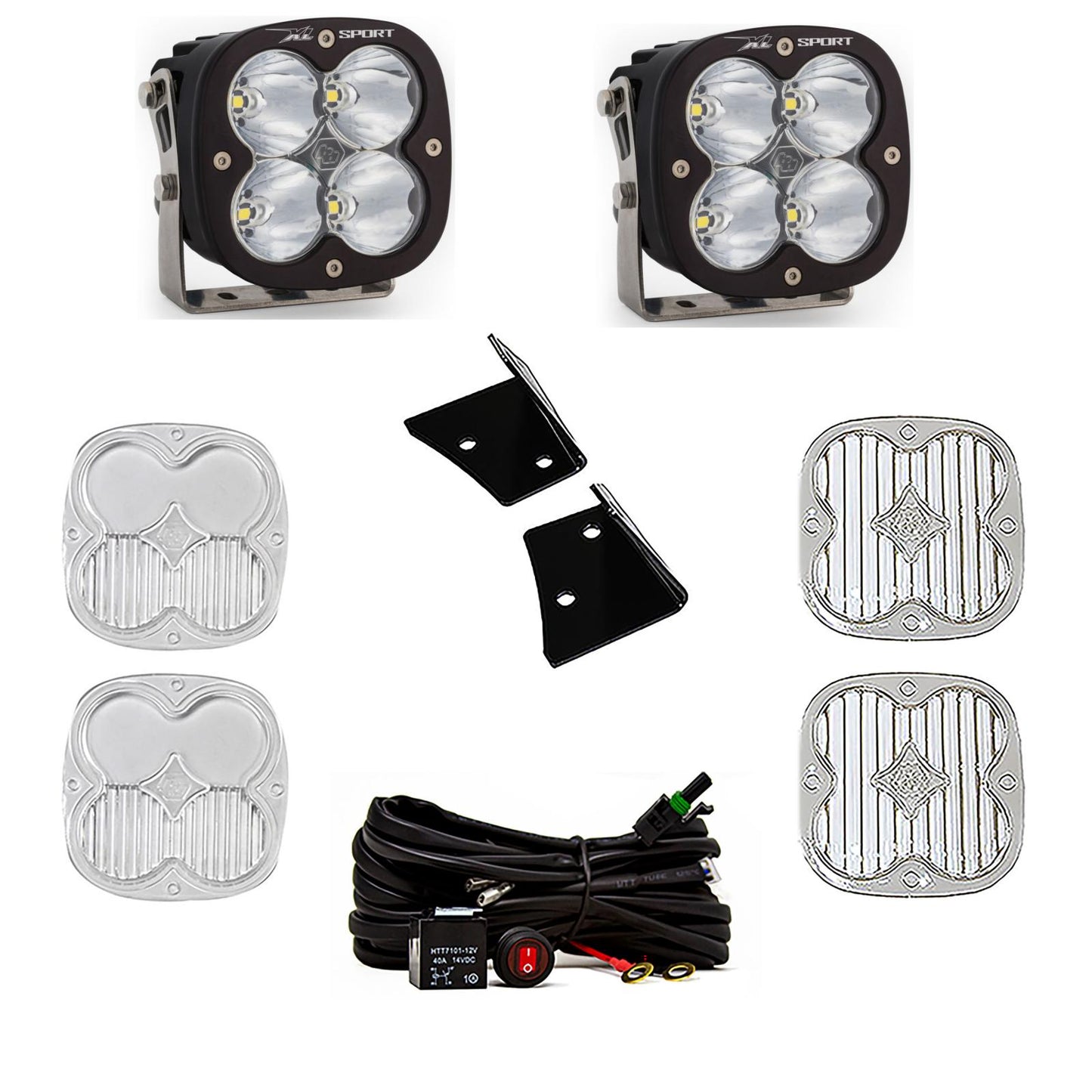 Baja Designs Jeep JK XL Sport Spot A-Pillar Kit