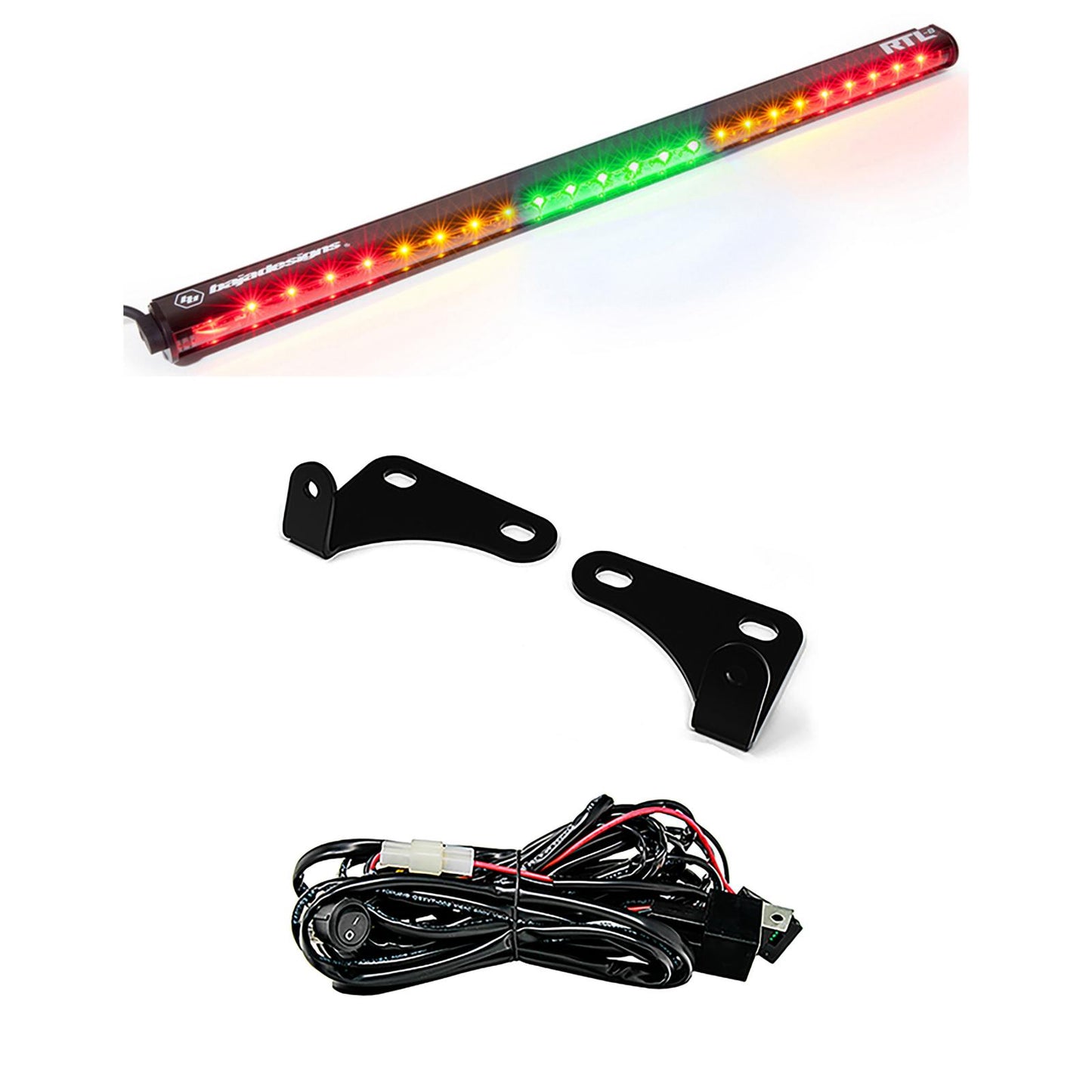 Baja Designs Polaris RZR 15-18 2 Seat 30 Inch RTL Rear Light Bar with Bracket Kit