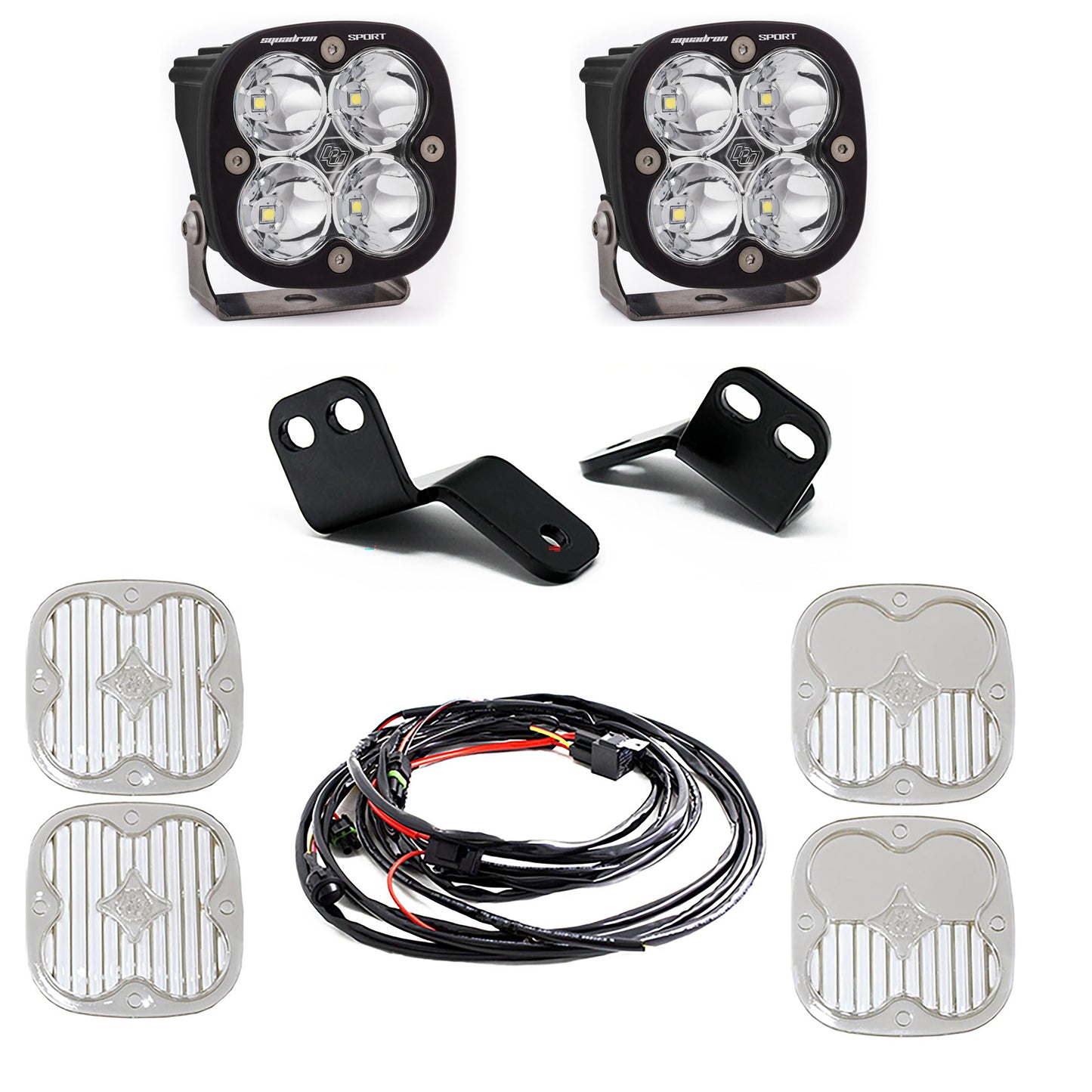 Baja Designs Squadron Sport A-Pillar Kit 18-22 Wildcat XX Driving/Combo Clear
