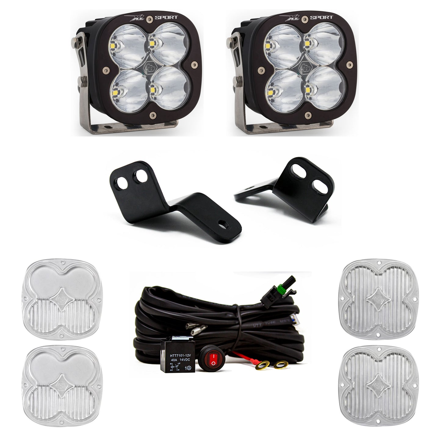 Baja Designs XL Sport A-Pillar Kit 18-22 Wildcat XX Driving/Combo Clear