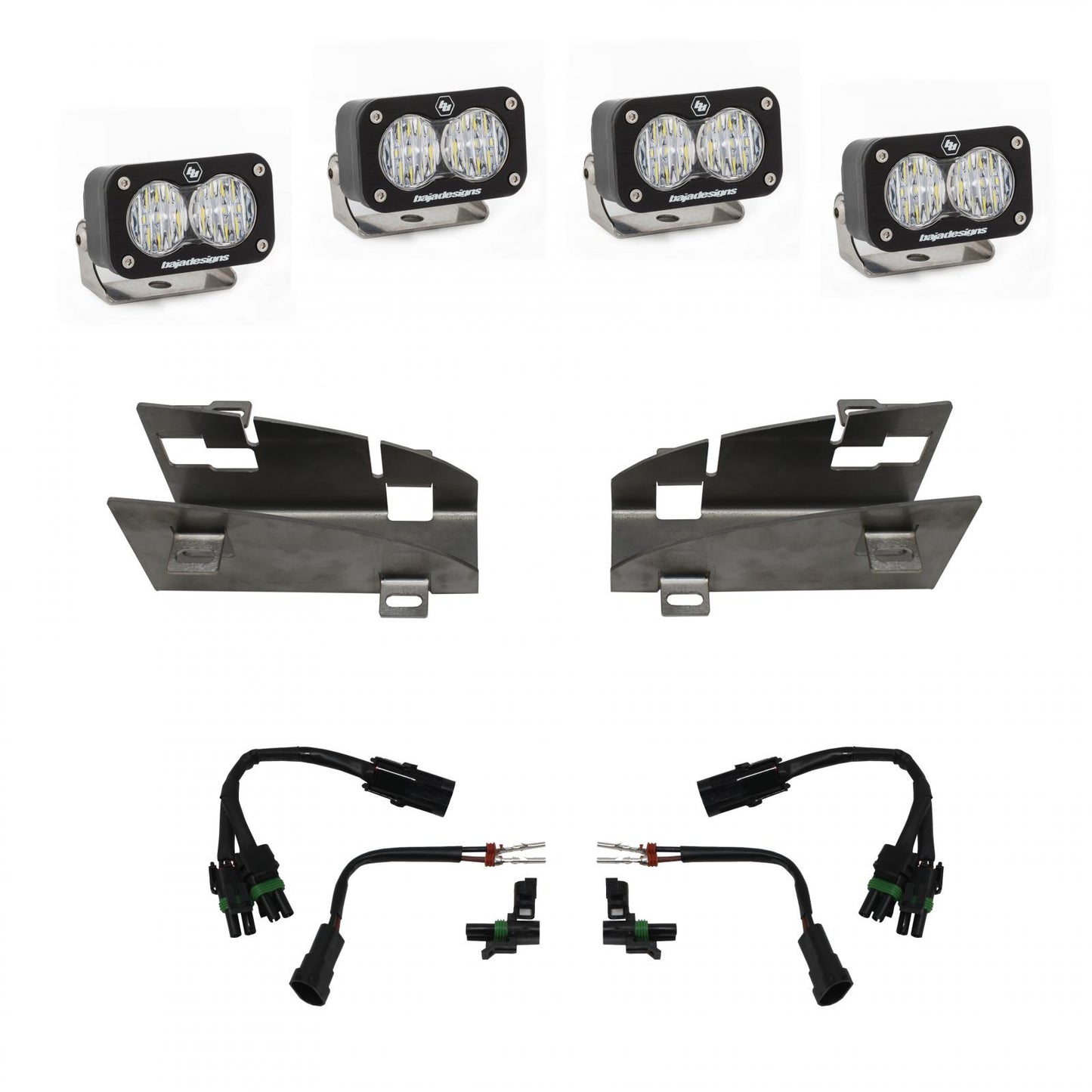 Baja Designs Dodge Ram Rebel 1500 19-On Dual S2 Fog Pocket Kit