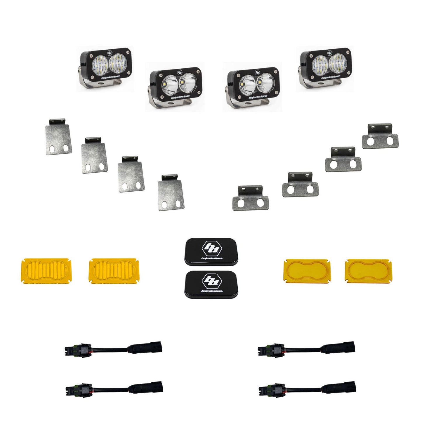 Baja Designs S2 Pro Fog Pocket Kit Fits 21-On Ford Raptor
