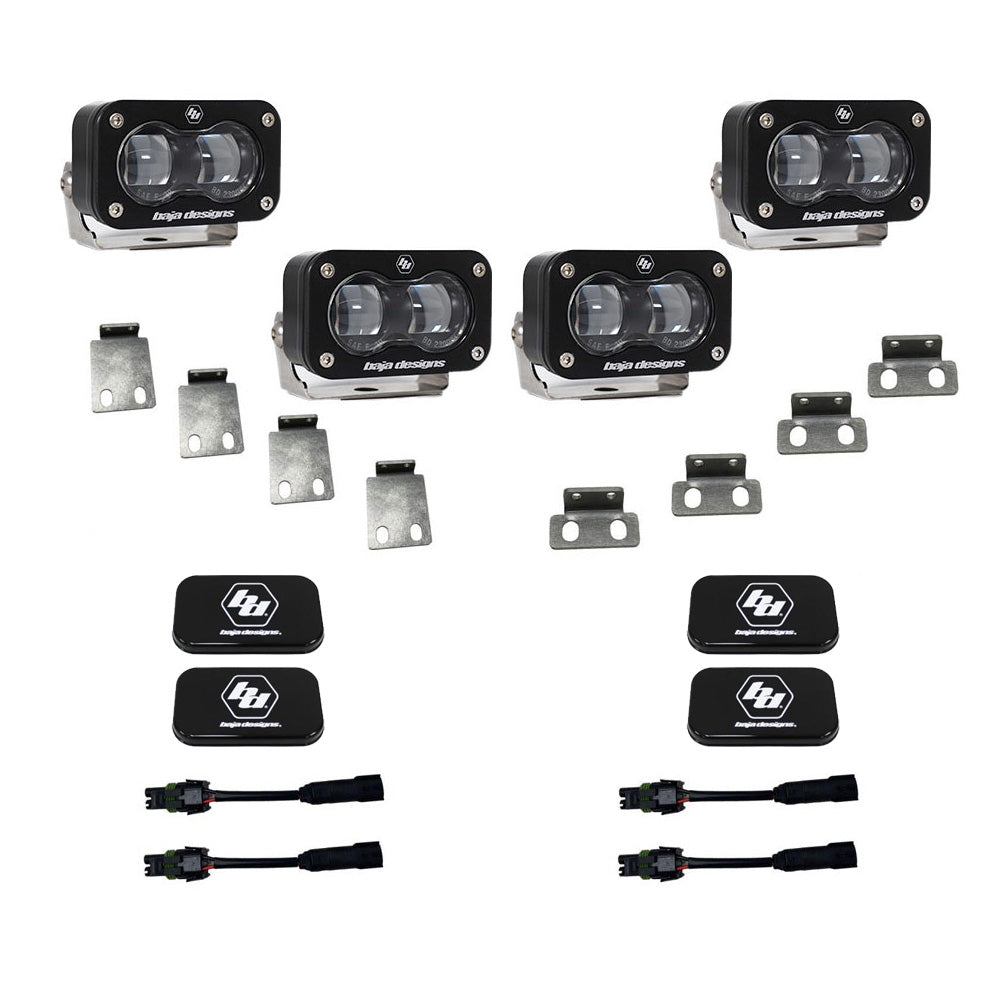 Baja Designs S2 SAE Fog Pocket Kit Fits 21-On Ford Raptor