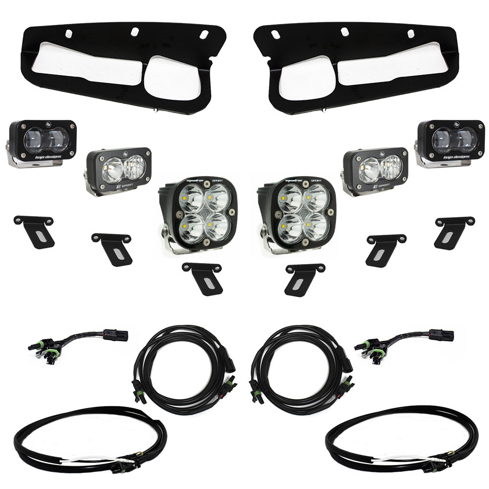 Baja Designs Ford Bronco (21-Present) S2 SAE FPK Sportsmen for OEM Steel Bumper