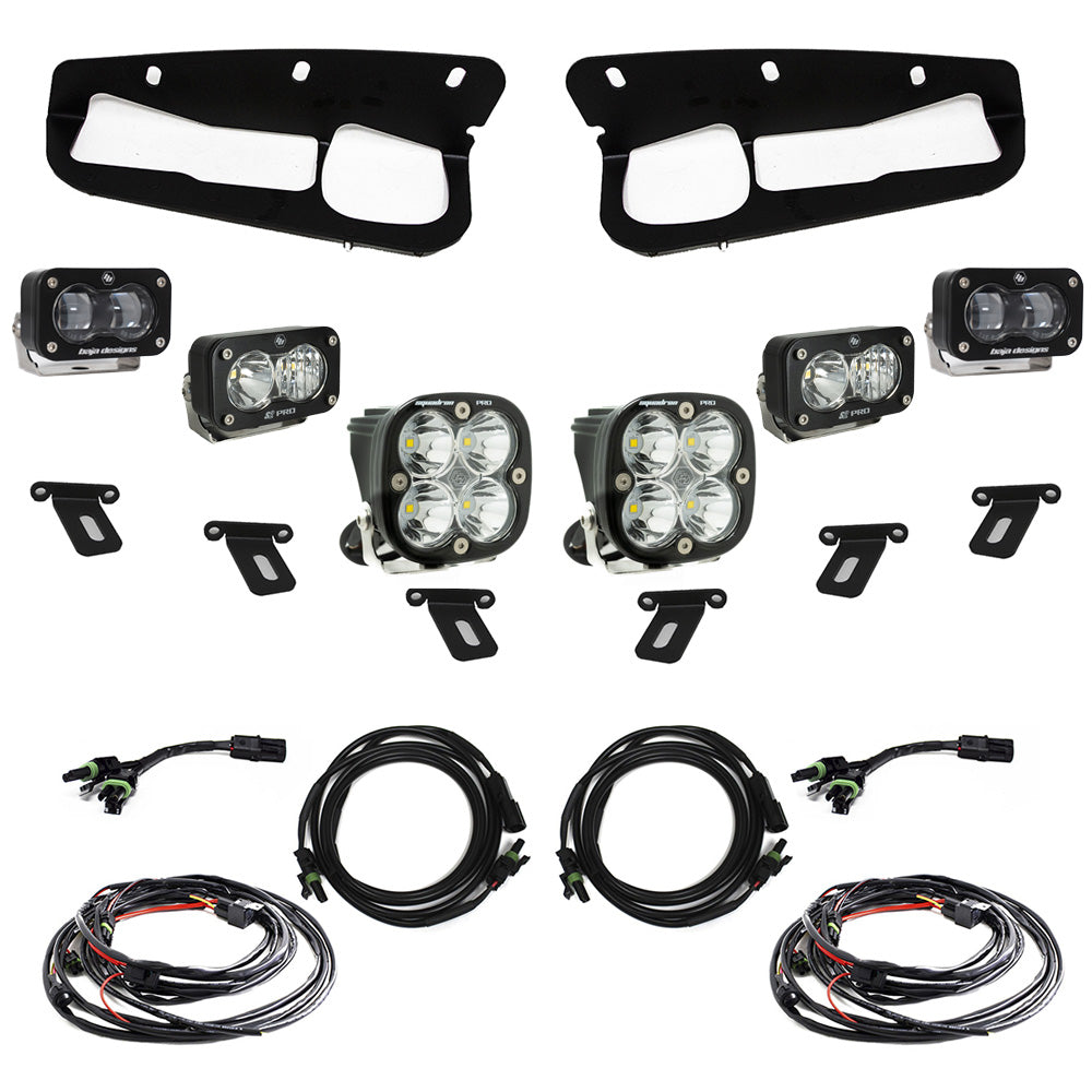 Baja Designs Ford Bronco (21-Present) S2 SAE FPK Pro for OEM Steel Bumper