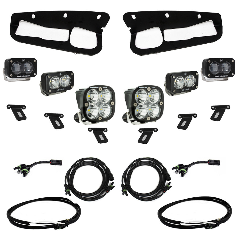 Baja Designs Ford Bronco (21-Present) S2 SAE FPK Pro for OEM Steel Bumper