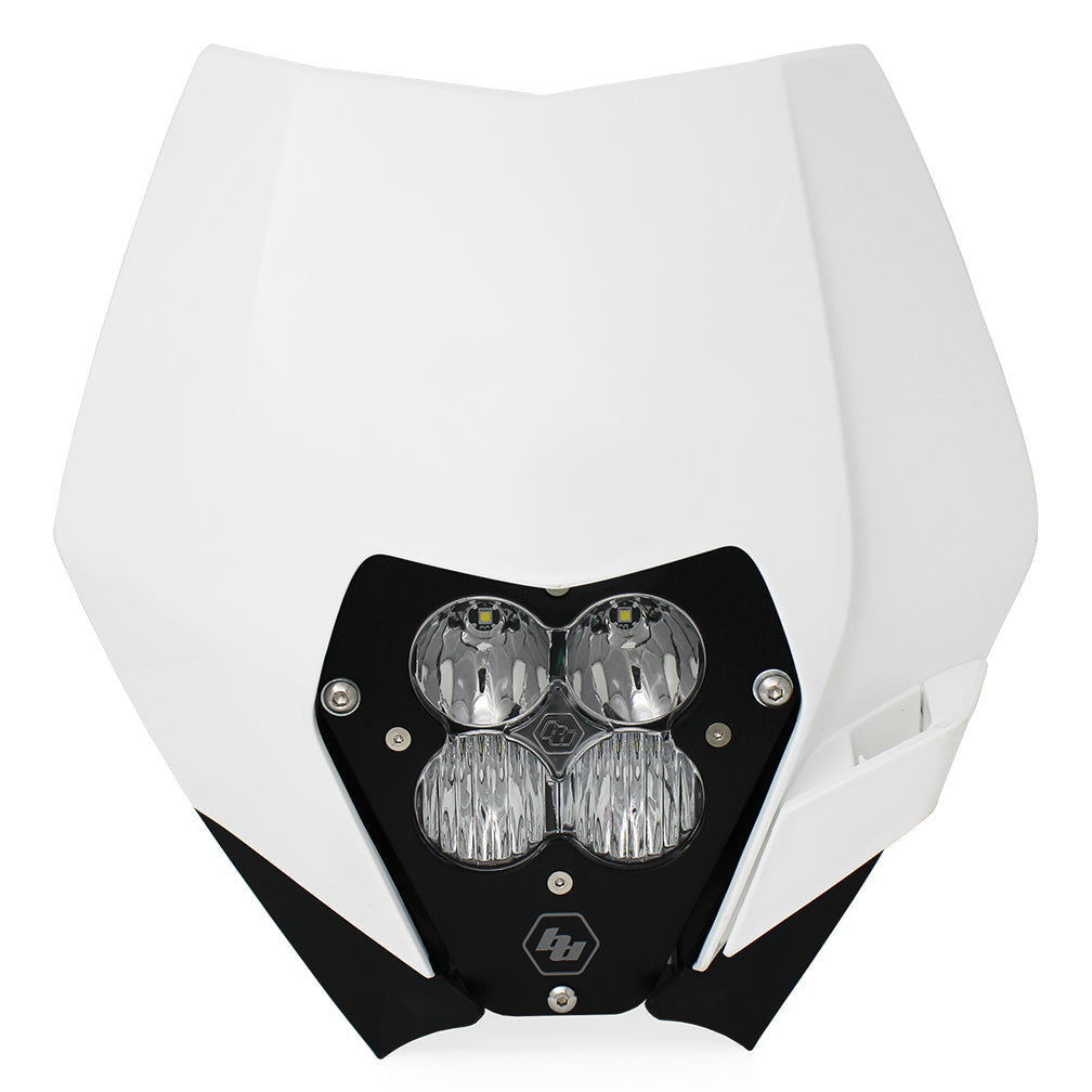 Baja Designs KTM Headlight Kit DC 08-14 W/Headlight Shell White XL Pro Series