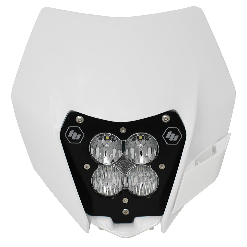 Baja Designs KTM Headlight Kit DC 08-14 W/Headlight Shell White XL Pro Series