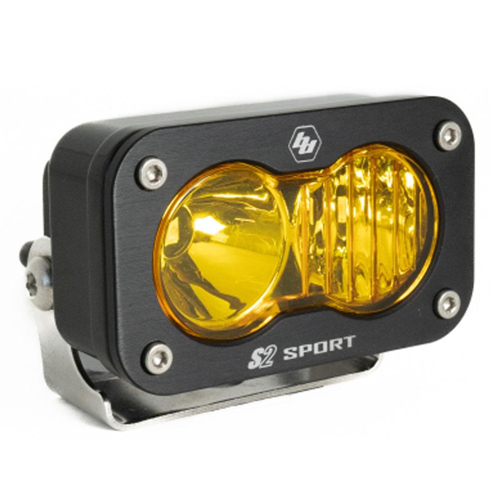 Baja Designs LED Work Light Amber Lens Driving Combo Pattern Each S2 Sport