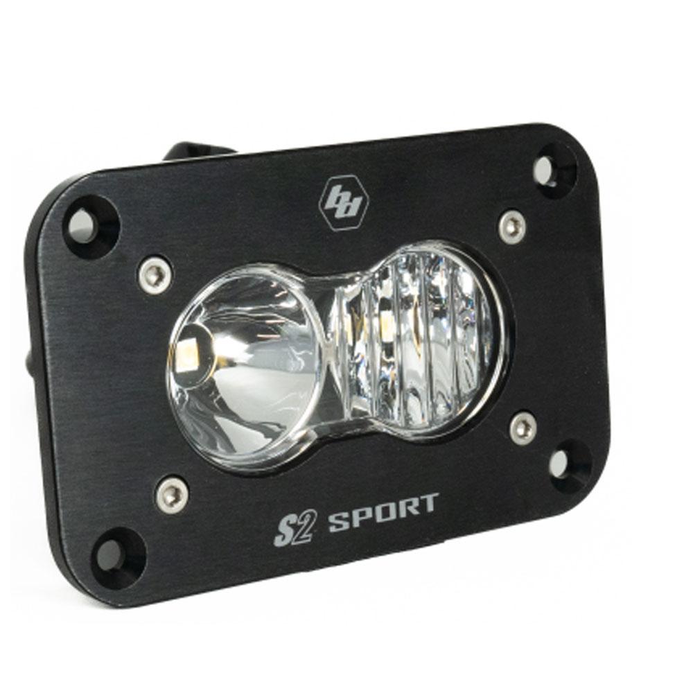 Baja Designs LED Work Light Clear Lens Flush Mount Each S2 Sport