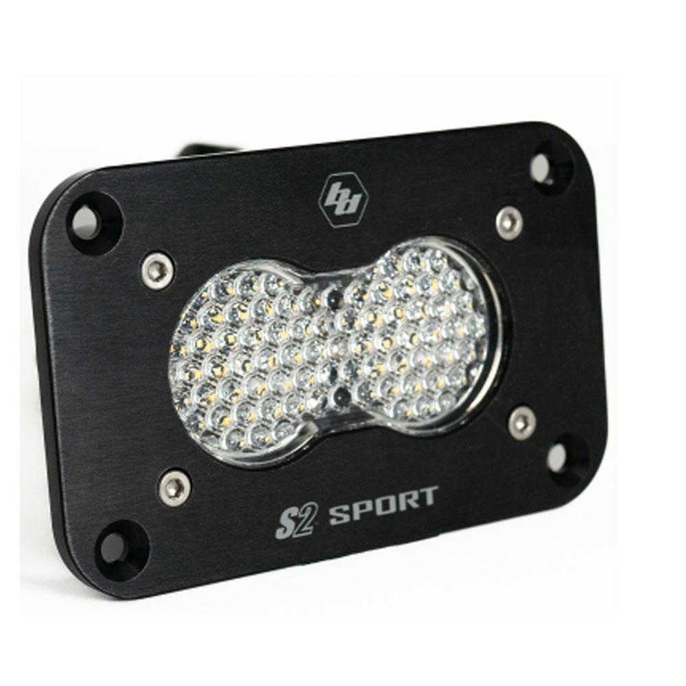 Baja Designs LED Work Light Clear Lens Flush Mount Each S2 Sport