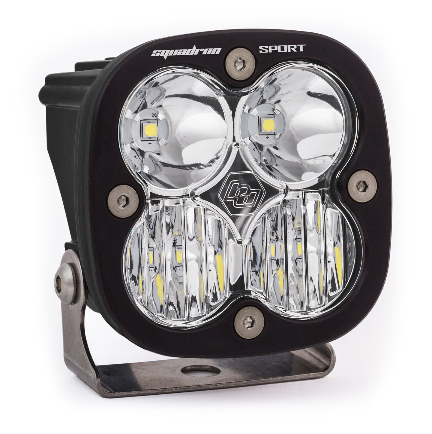 Baja Designs LED Light Pod Wide Cornering Pattern Clear Squadron Sport