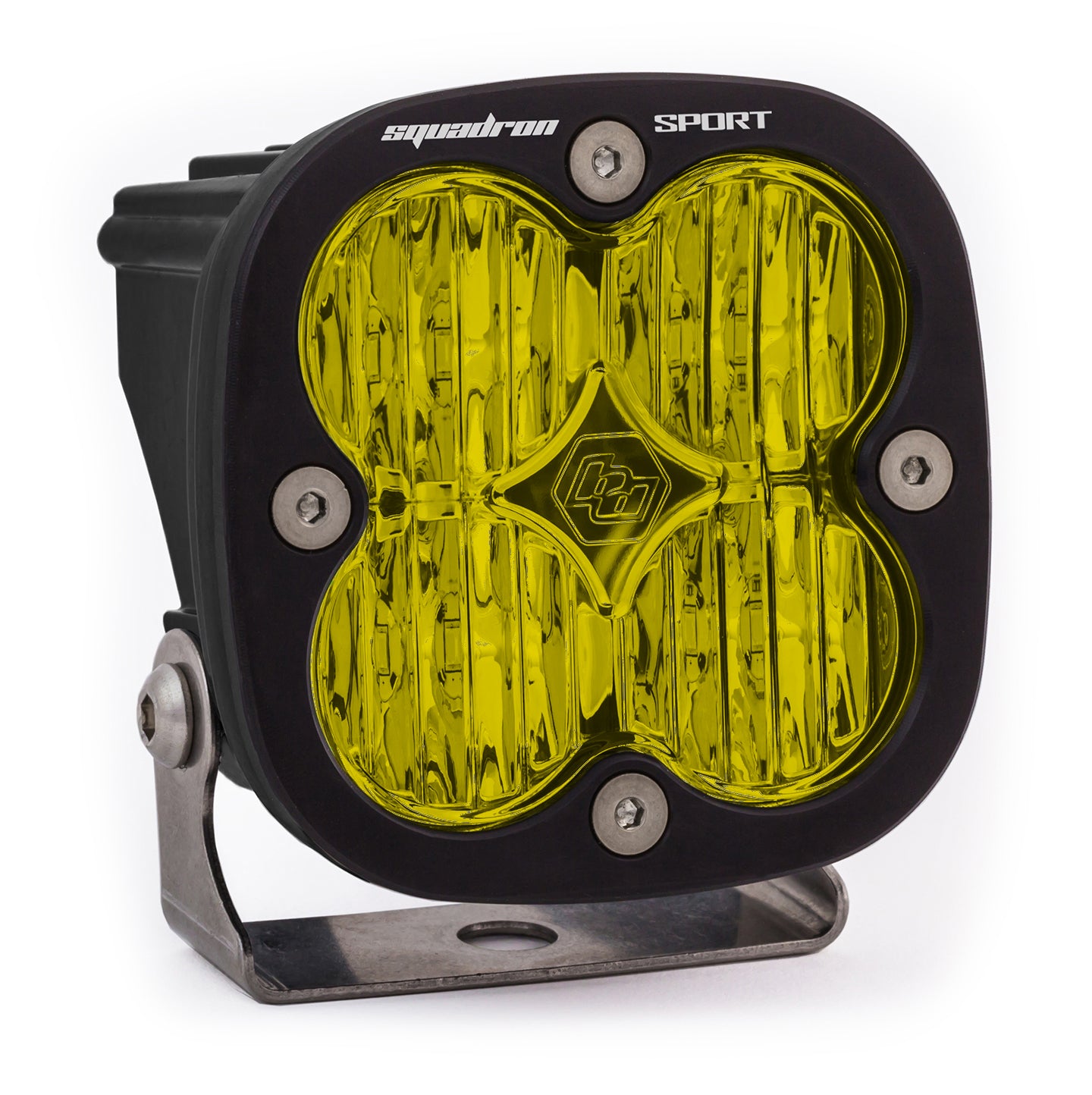 Baja Designs LED Light Pod Wide Cornering Pattern Amber Squadron Sport