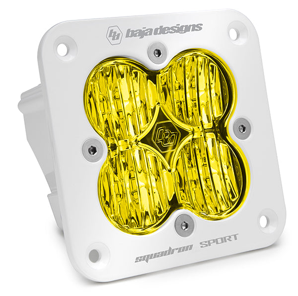 Baja Designs Flush Mount LED Light Pod White Squadron Sport