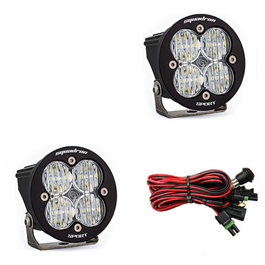 Baja Designs LED Light Pods Clear Lens Pair Squadron R Sport