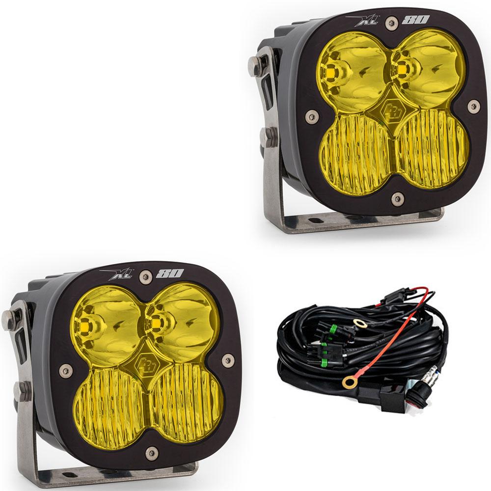 Baja Designs LED Light Pods Amber Lens Pair XL80 Series