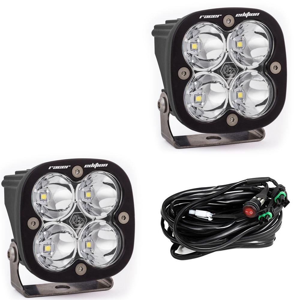 Baja Designs LED Light Pods Spot Pair Squadron Racer Edition