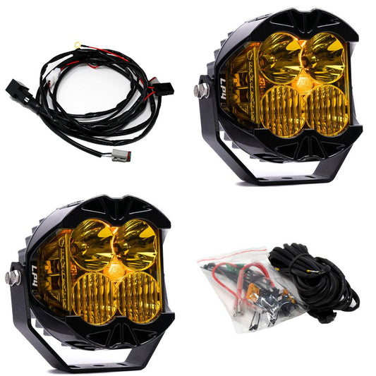 Baja Designs LP4 Pro LED Driving/Combo Amber Lens Pair