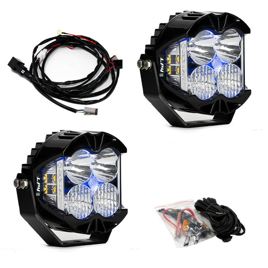 Baja Designs LP4 Pro LED Auxiliary Light Pod Pair Light Pattern Driving/Combo