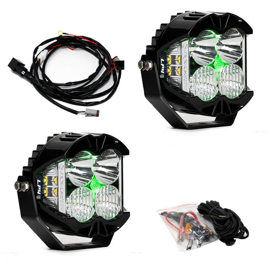 Baja Designs LP4 Pro LED Auxiliary Light Pod Pair Light Pattern Driving/Combo