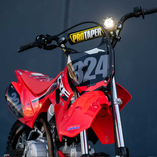 Baja Designs Electric Start Pit Bike S1 Moto Kit Wide Cornering