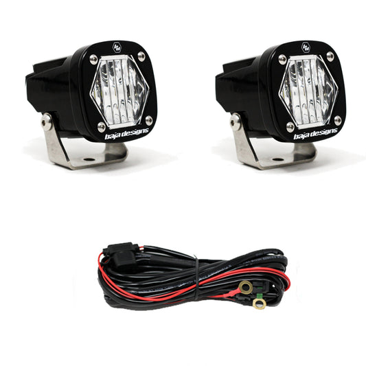 Baja Designs S1 LED Light with Mounting Bracket Pair